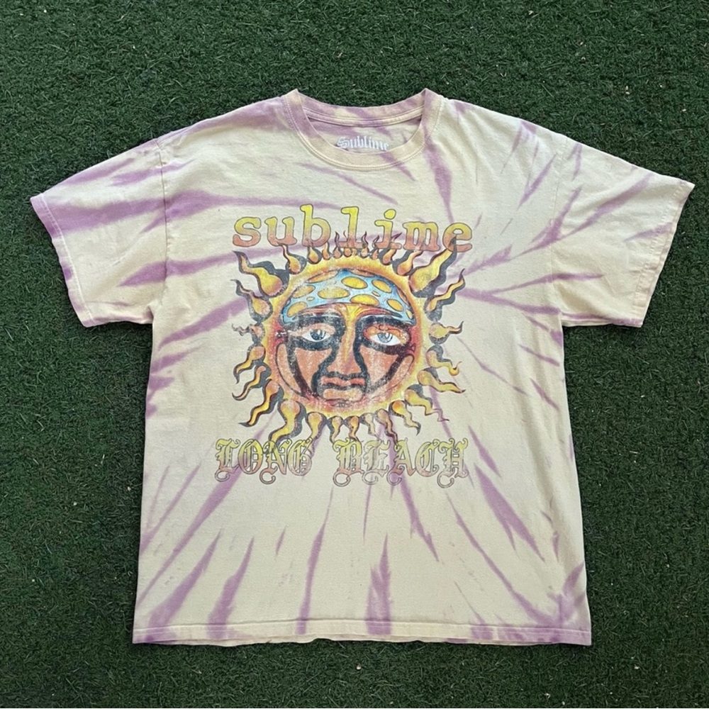 Sublime Long Beach Sun Tie Dye Tee Shirt